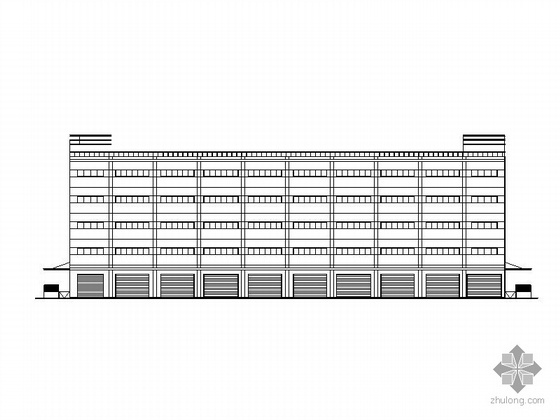 哈尔滨哈西公路枢纽站资料下载-[温州]某公路枢纽站立库建筑施工图