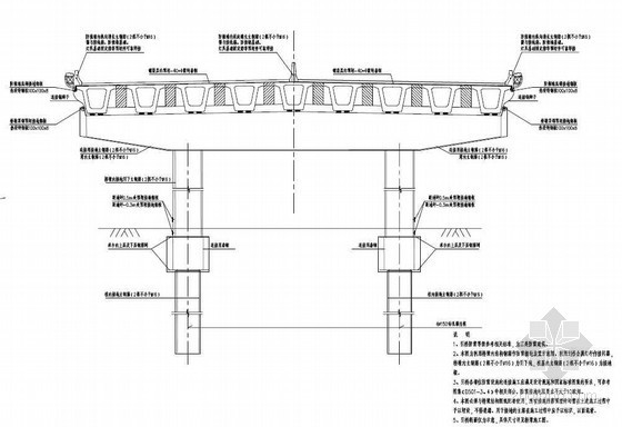 市政双塔双索面资料下载-市政双塔双索面斜拉桥附属工程电气、土建预留预埋全套设计图集