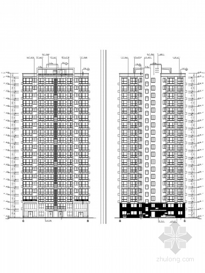 安全施工体系图资料下载-[河北]19层抗震墙体系住宅全套施工图(含建、水、电、暖、结)