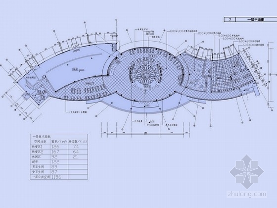 高速公路服务区建筑图资料下载-[南京]现代简约风格高速公路服务区室内设计方案图