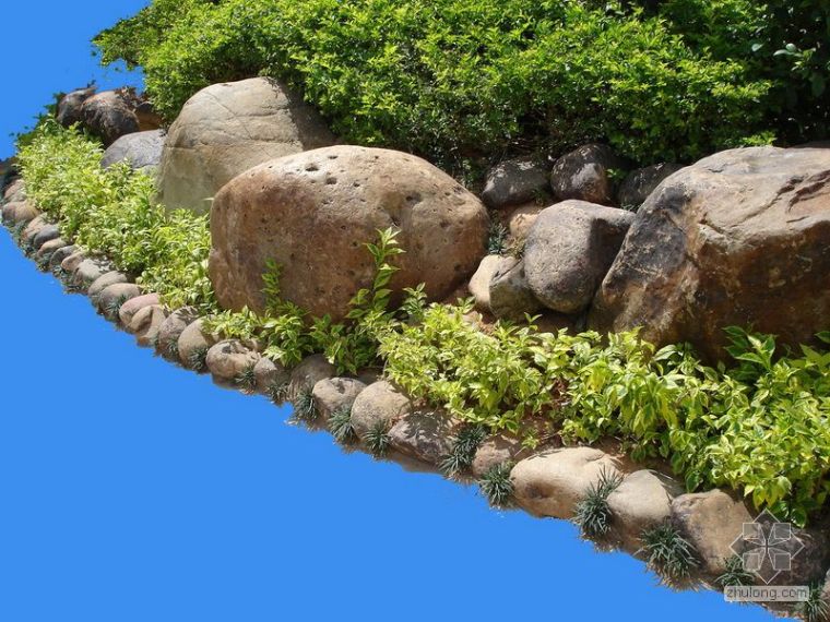 园林石头景观模型资料下载-园林石头贴图