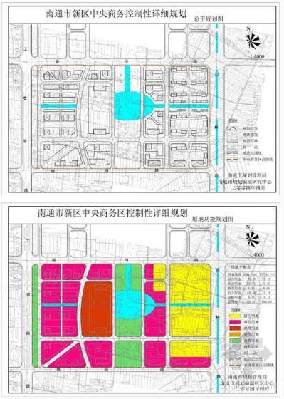 绿地中央商务区资料下载-[江苏]新区中央商务区控制性详细规划