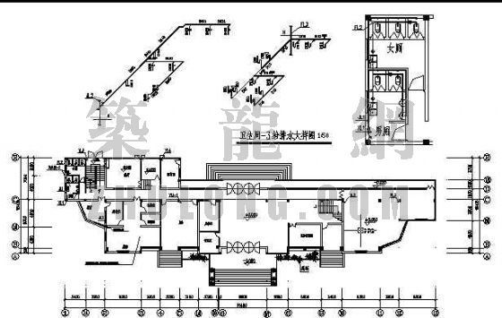 二层幼儿园天面平面图资料下载-广东某幼儿园给排水设计图