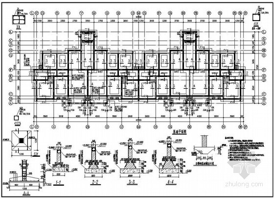6层住宅砖混资料下载-巢湖市某6层砖混住宅结构设计图（3号楼）