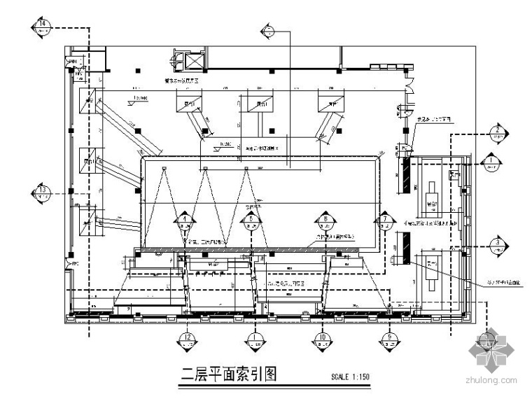 滨海新区新城镇规划图资料下载-[辽宁]城市规划展示馆室内装修图Ⅰ