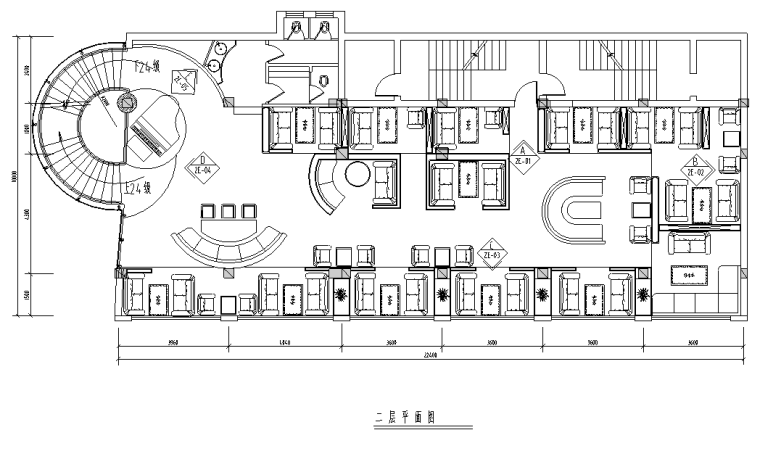 咖啡厅CAD全套图纸资料下载-[北京]某咖啡厅室内装修装修施工图