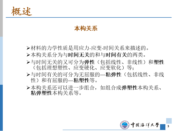 混凝土塑性损伤本构模型资料下载-混凝土本构关系讲义-中国海洋大学高层钢筋混凝土结构原理课件