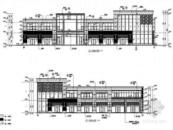 2层商铺建筑施工图资料下载-[郑州]两层框架结构商铺结构施工图（含建筑图）