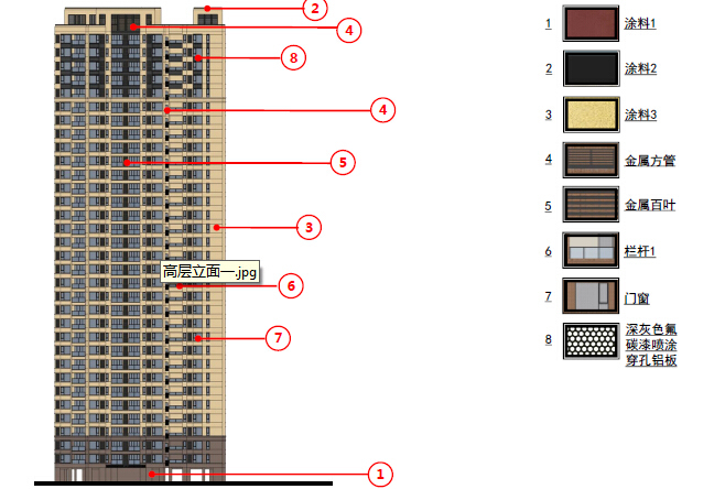 新古典住宅立面cad资料下载-[广东]知名地产新古典风格高层住宅方案模板（带CAD及模型）