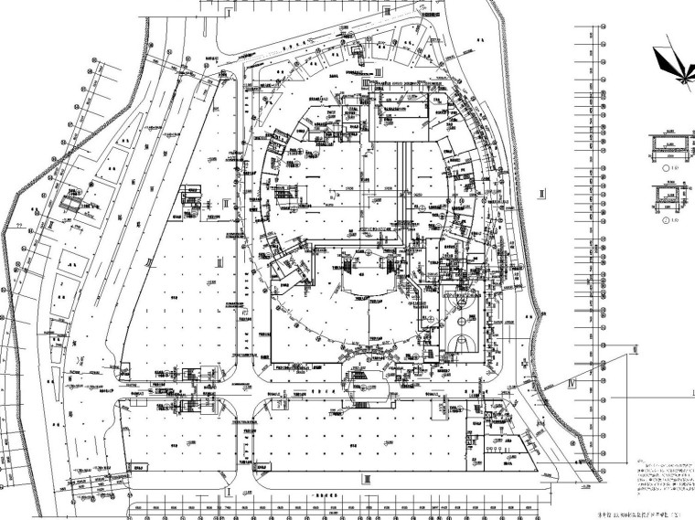 体育中心cad施工图资料下载-[重庆]江南体育中心场馆监控系统施工图最新