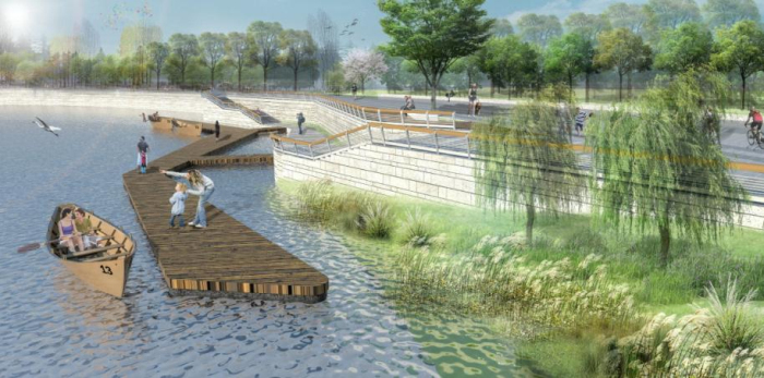 [浙江]360°环湖佛道文化生态海绵城市景观设计方案（2016最新）-码头效果图