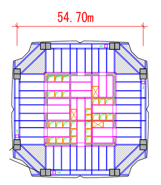 超大截面矩形钢管混凝土柱结构设计_3