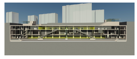 三层地铁车站CAD资料下载-[苏州]莫邪路地铁车站BIM协同设计