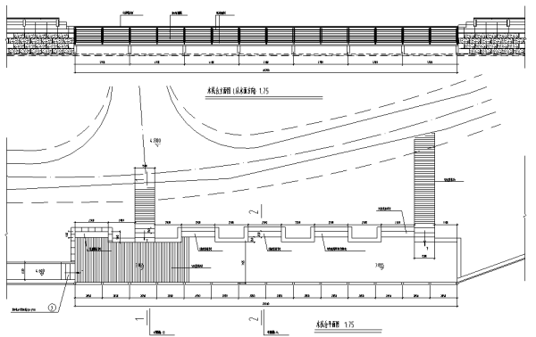 园林景观小品亲水平台、木栈道、景观桥、汀-木栈台设计详图