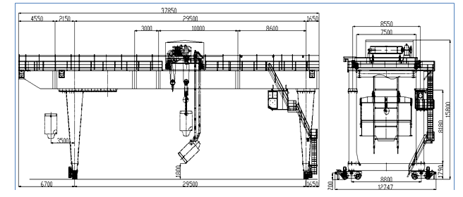 10t龙门吊安装拆卸方案资料下载-55T龙门吊专项施工方案
