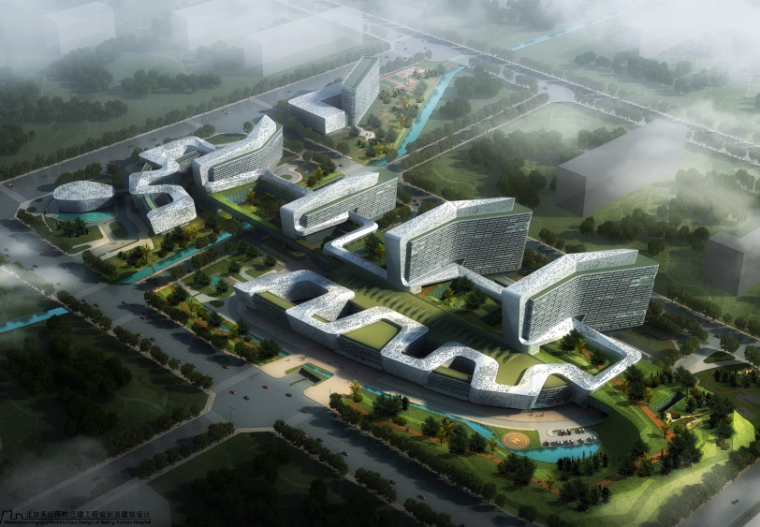 天坛医院扩建设计资料下载-[北京]天坛医院建筑设计方案文本