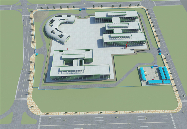 精装房场地移交管控资料下载-BIM模型-revit模型-施工场地部署模型