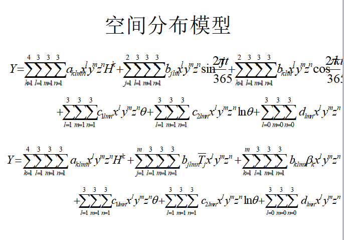 变形监测课件之八变形监测数学模型及应用（61页）-空间分布模型