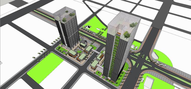  京文商业综合体建筑模型设计（2018年）-B 13