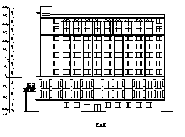 框剪结构建筑资料下载-11层高框剪结构某酒店建筑施工图