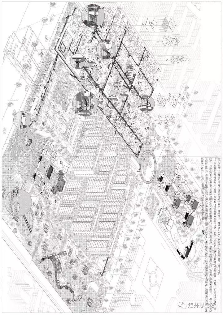 建筑设计表达系列：彩色线稿图的套路_3