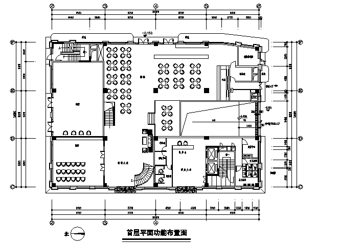 广州某酒店建筑平面图