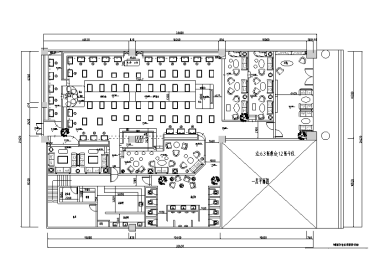 客厅酒吧柜装修效果图资料下载-本色风格酒吧空间设计施工图（附效果图）