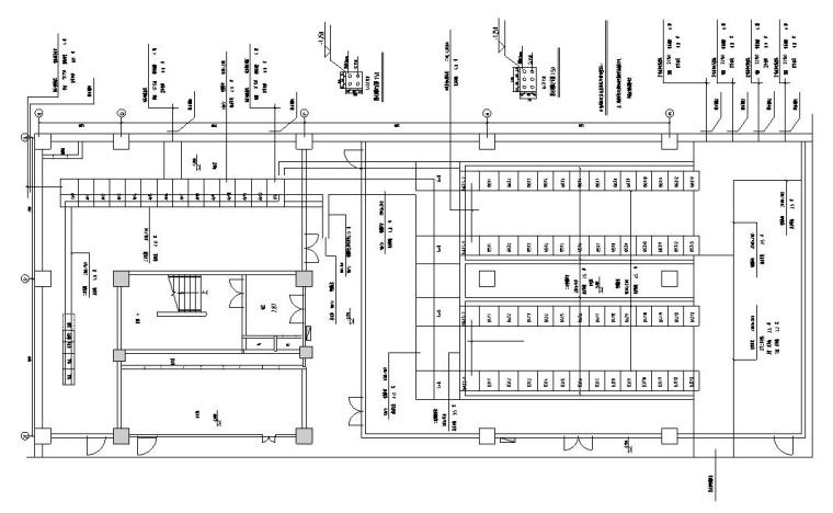 山东文化园项目电气系统图-变电所平面布置图二