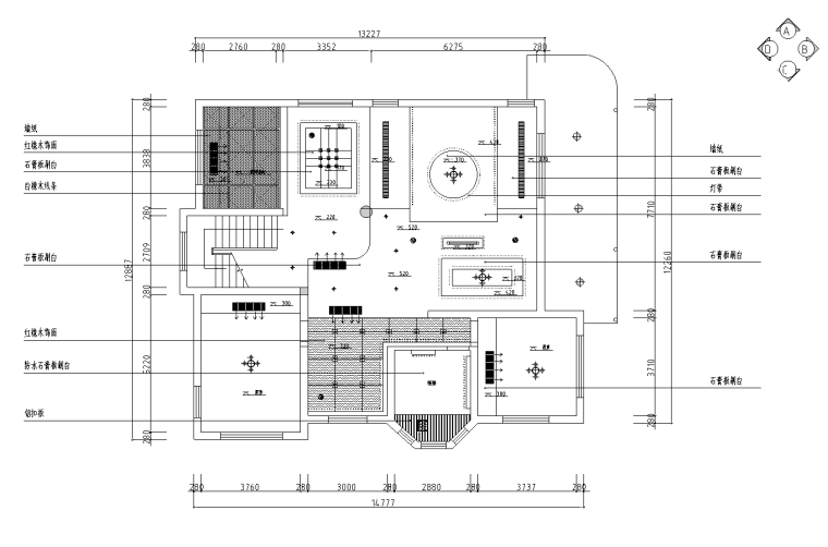 现代风格别墅方案别墅规划资料下载-[海南]某三层高档现代风格别墅施工图及效果图