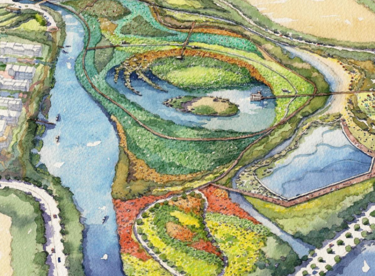 生态养生景观规划设计文本资料下载-[江西]云东海湖区景观规划概念性方案设计文本PPT（76页）
