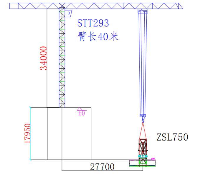 [天津]双塔办公楼工程B塔楼QTZ750型塔吊安装方案（45页）-安装顶升节