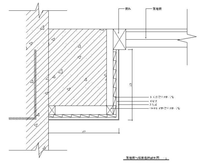 隔墙木龙骨CAD详图资料下载-施工节点集合-木龙骨包墙