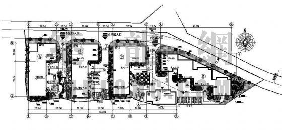 cad小区绿化平面图资料下载-小区绿化平面布置图