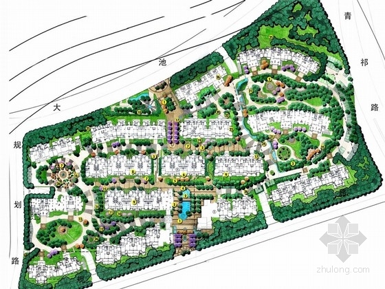 创新高层设计资料下载-[江苏]生态创新高档居住区景观规划设计方案