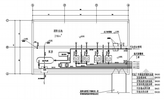 水泵房系统示意图图片