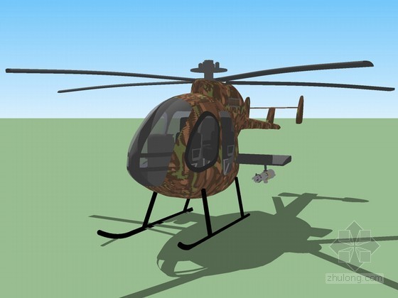 歼20战斗机模型资料下载-小战斗机SketchUp模型下载