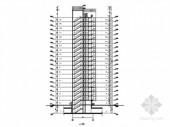 [江西]某高层住宅区建筑施工图- 