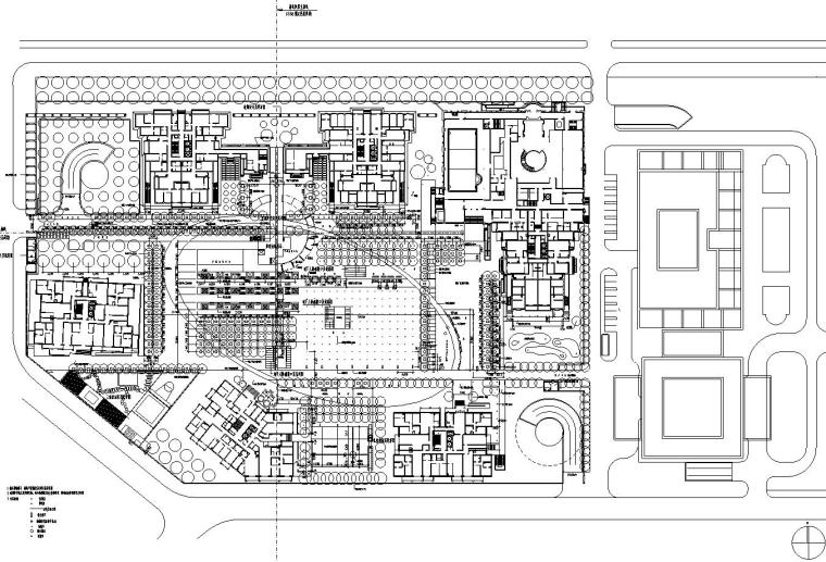 景观施工总说明资料下载-[上海]上海市华庭嘉园居住区全套园建景观施工图设计（CAD）