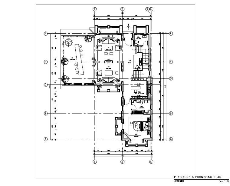 室内客厅软装效果图资料下载-CCD-海南远洋椰香村别墅样板房设计施工图（附效果图+软装方案）
