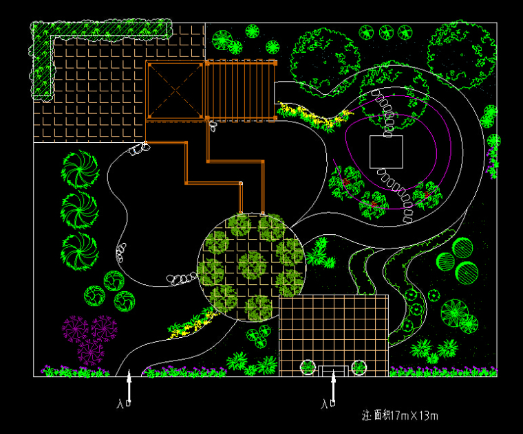 ps彩平第一讲作业：小庭院景观平面图（此处回帖上传作业）-作业1.jpg