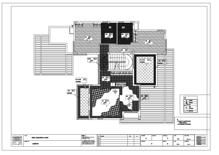 现代风室内设计模型资料下载-福建摩洛哥现代风格室内设计施工图纸