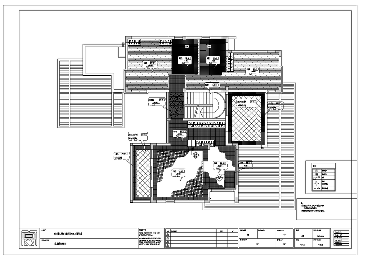 现代风室内设计模型资料下载-福建摩洛哥现代风格室内设计施工图纸