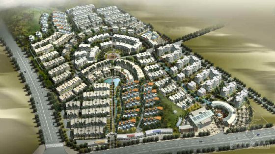 双拼复式别墅资料下载-[广东]高级住宅区环境景观规划设计方案
