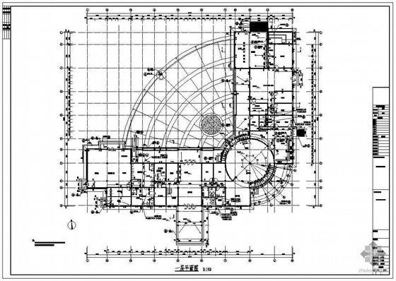 [邯郸]某二层汽车营地服务楼建筑施工图-3