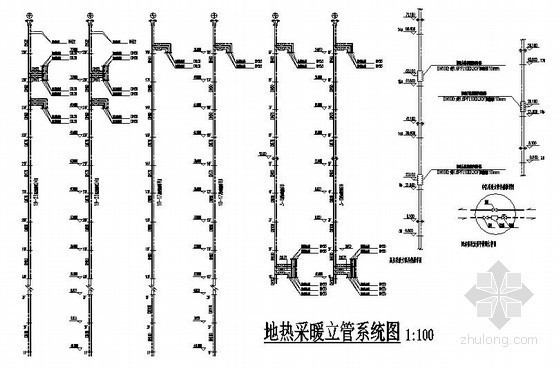 [黑龙江]高级住宅小区采暖施工图(节能建筑)- 