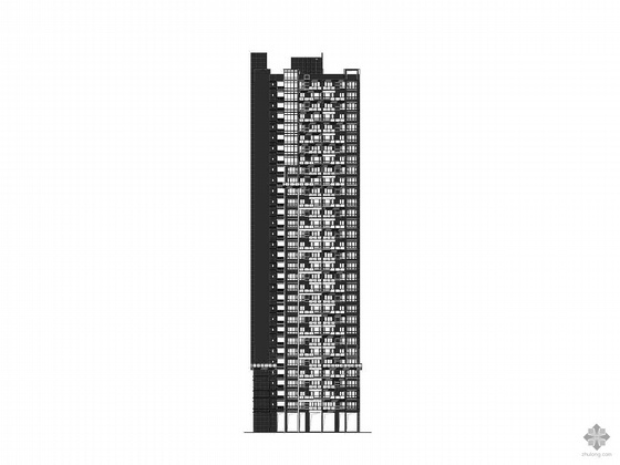 33层住宅建筑户型方案资料下载-[成都]某三十三层住宅建筑施工图