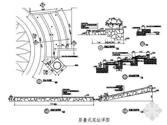 层叠式花坛详图-4