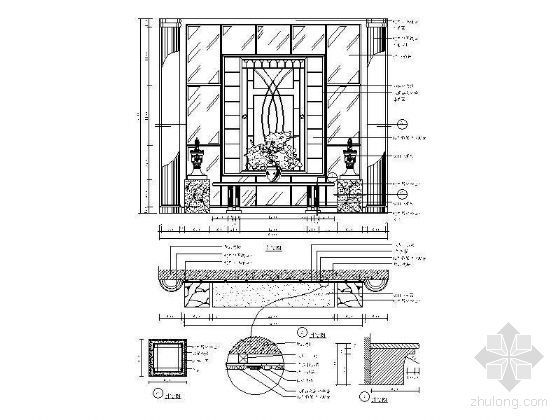 安装类别Ⅰ资料下载-现代造型墙详图Ⅰ