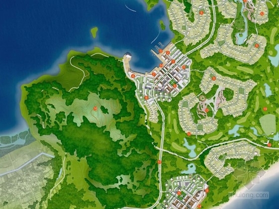 海南度假区景区设计资料下载-[海南]生态活力度假区景观概念性规划