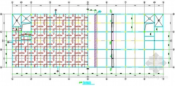 厂房土建工程量计算实例（附图纸）-屋面板配筋图 